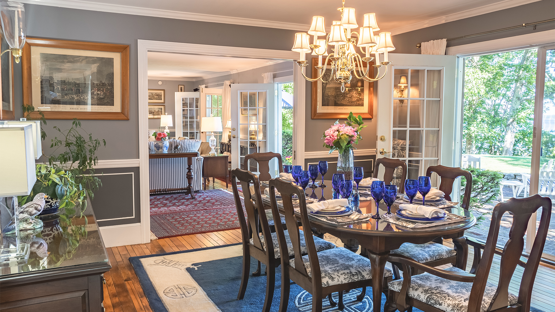 View of the main dining room at Oceansedge